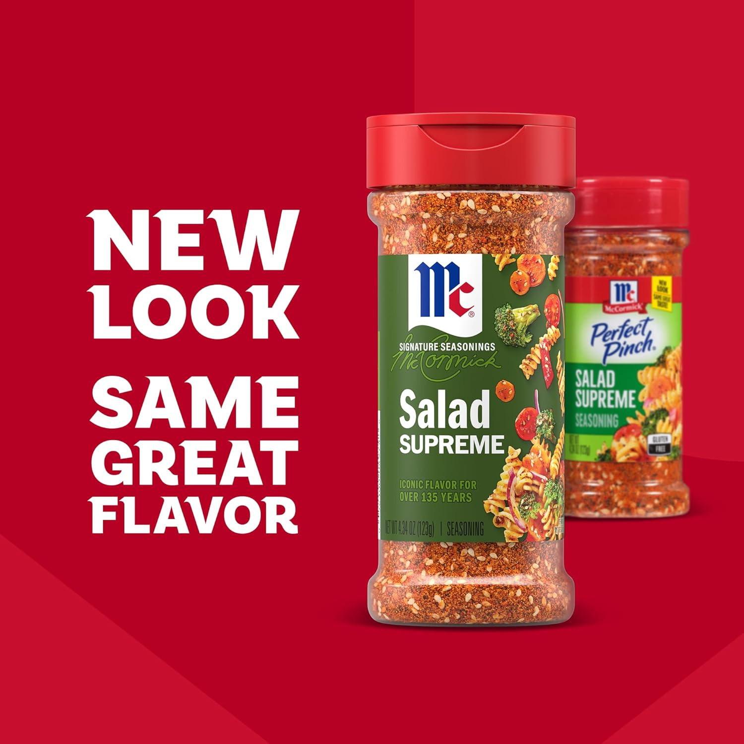 Mccormick Perfect Pinch Salad Supreme Seasoning, 4.34 Oz (Pack of 6)