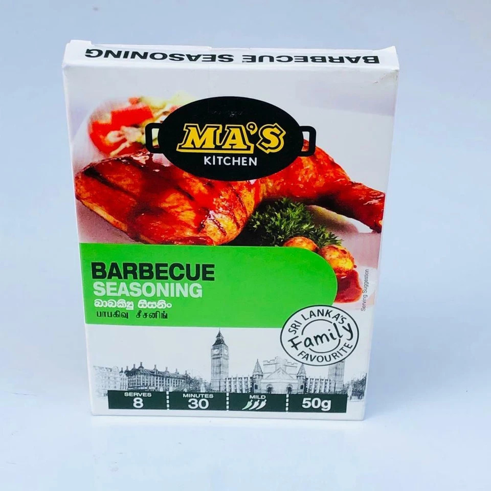 MA`S BARBECUE Seasoning Powder 50g Premium Quality Ceylon Herbs Spices Curry Mix