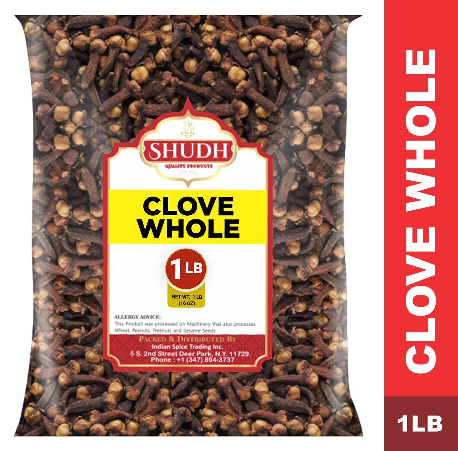 Indian Spice CLOVE WHOLE 1 LB | 16 oz | Laung | Great for 1 Pound (Pack of 1)