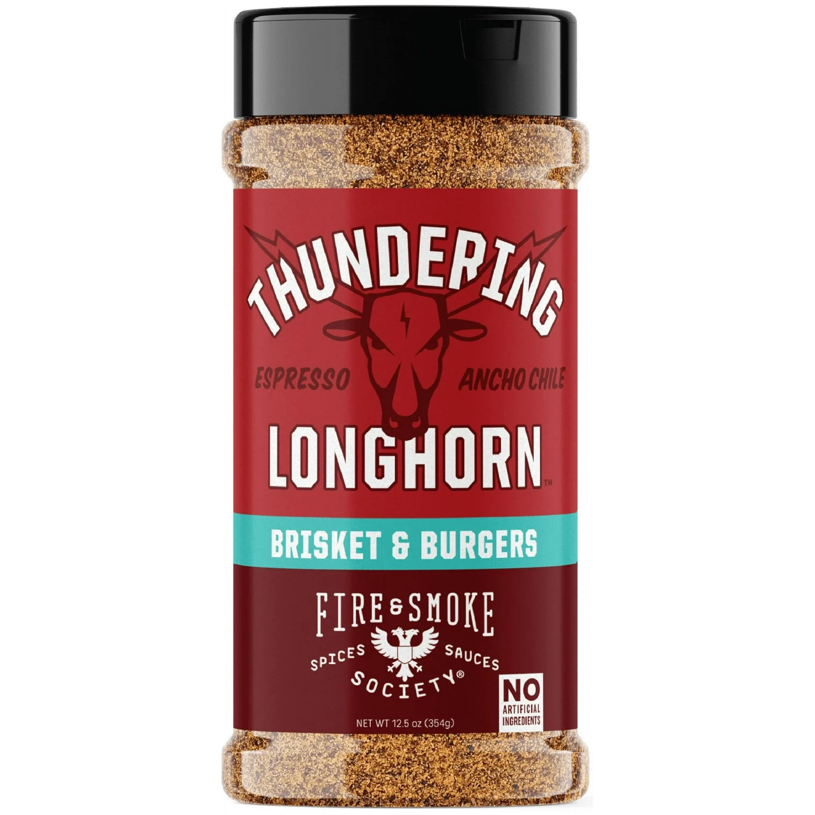 (6 pack) Fire & Smoke Society Thundering Longhorn Steak Seasoning, 12.5 oz Mixed