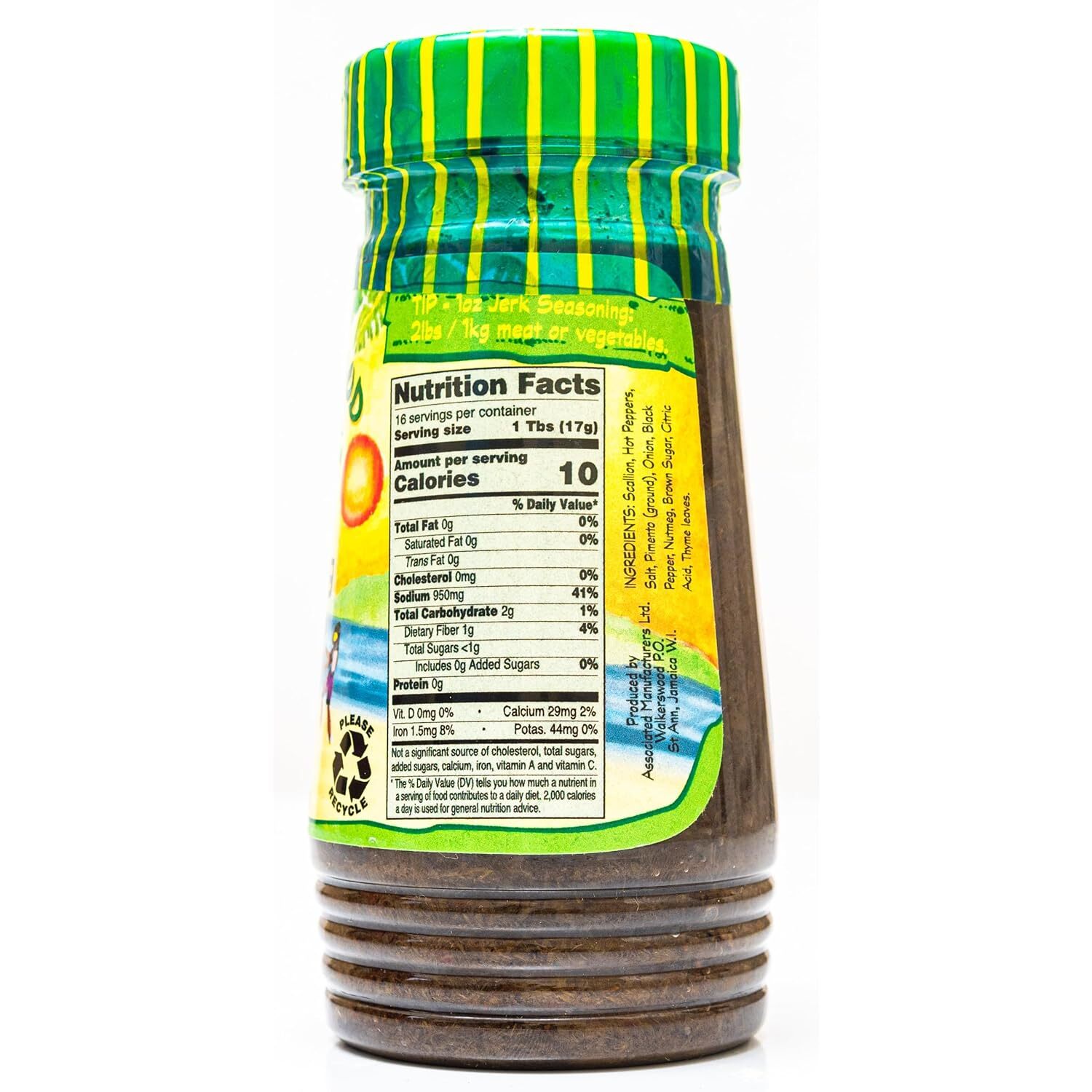Walkerswood Traditional Jamaican Jerk Seasoning, Mild, 10 oz