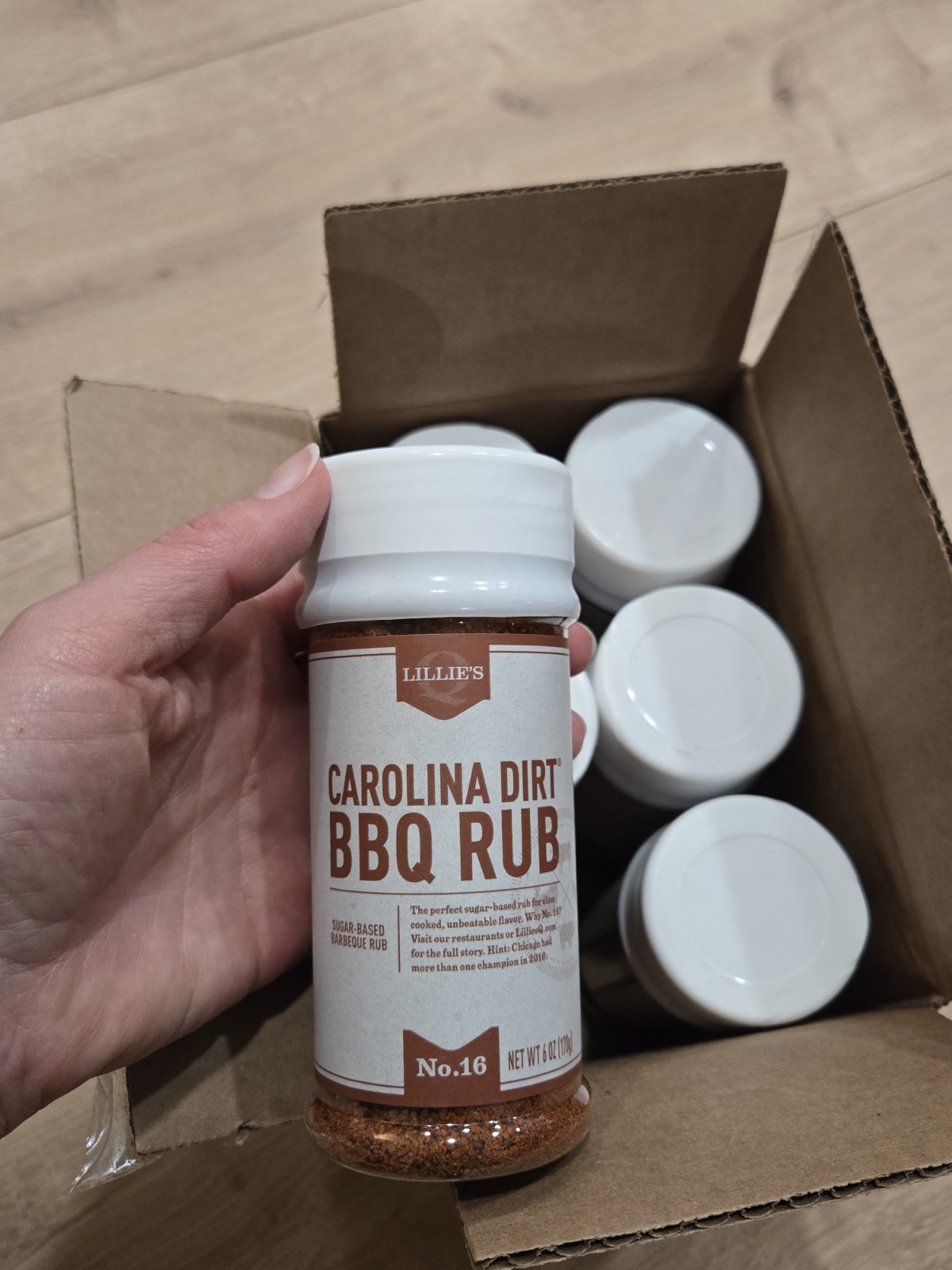 Case of 6 Lillie’s Carolina Dirt BBQ Seasoning Rub No.16 6 OZ