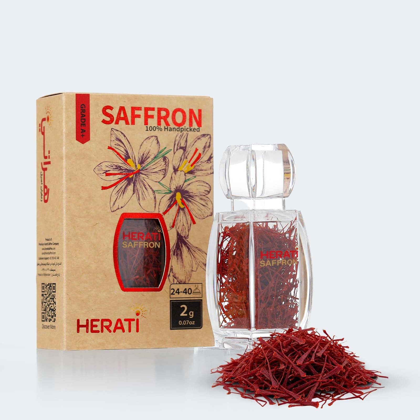 Herati Premium Saffron 2 Grams Superior Saffron Threads, Premium grade, Super…