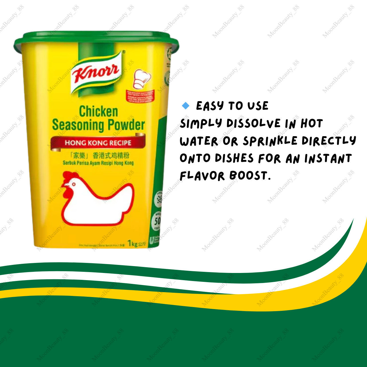 1 x Knorr Chicken Seasoning Powder 1kg – Hong Kong Recipe, Rich Umami Flavor