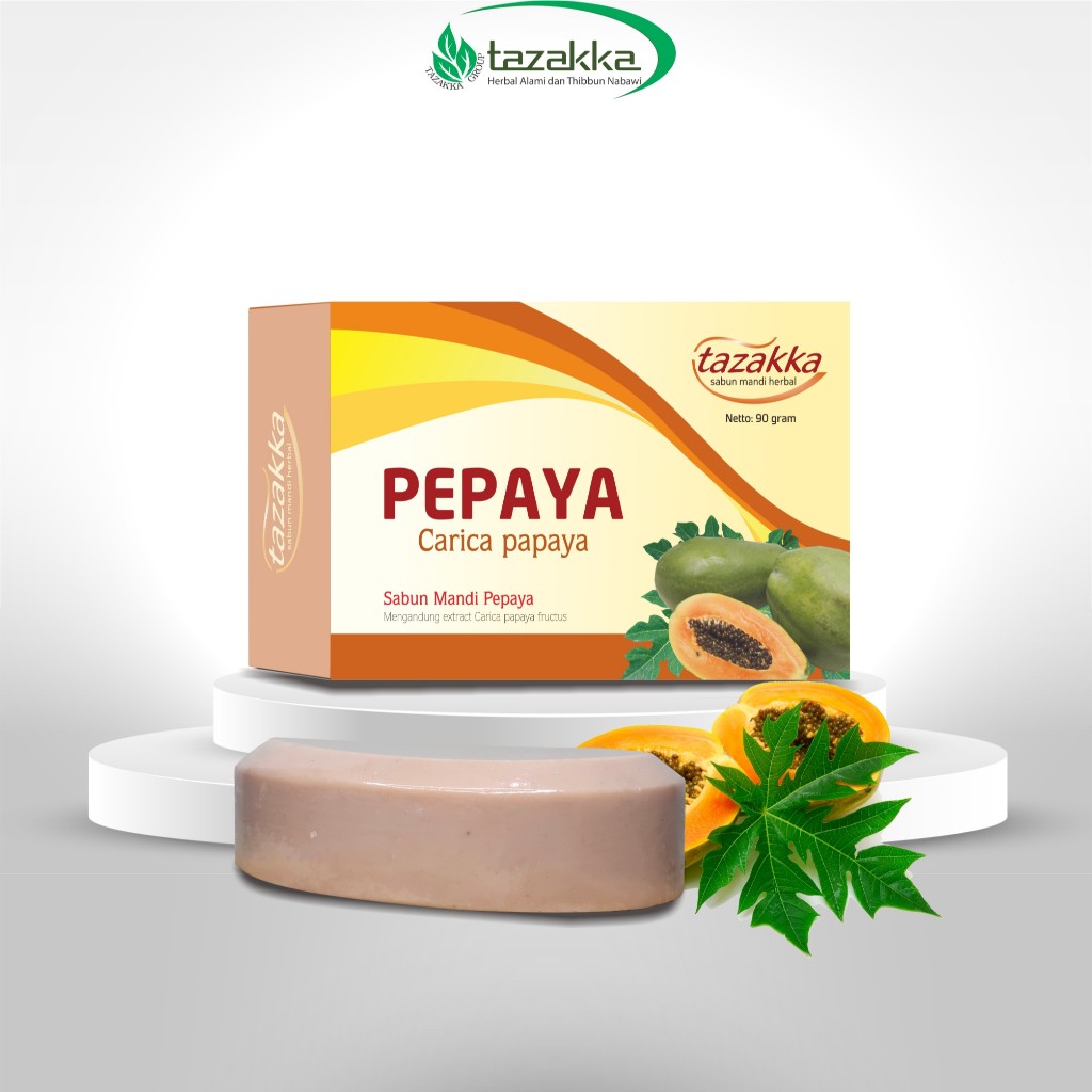 Papaya herbal bath soap bar 2x90g gentle cleansing natural aroma ritual