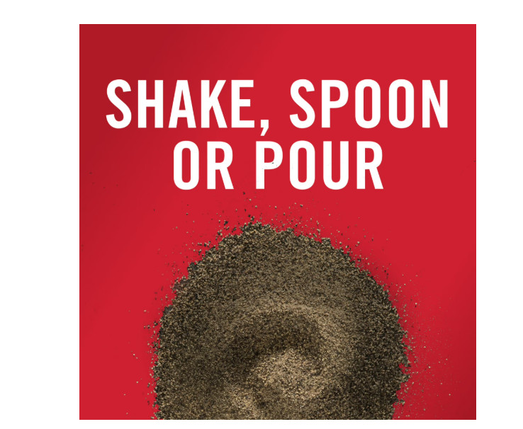 McCormick Pure Ground Black Pepper, 6.0 oz Can