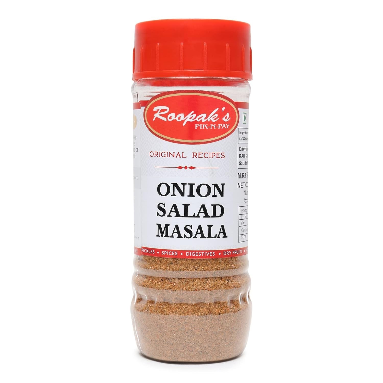 ROOPAK’S PIK-N-PAY Onion Salad Masala 125G Brand Name :Roopak