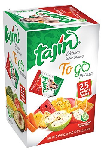 Tajin Clásico Seasoning “To Go” 25 x 1g Packets Con Limón Lime *BULK DISCOUNT*