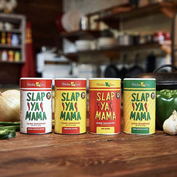 Slap Ya Mama Cajun Seasoning by Walker & Sons, Original Blend, 16 oz Canister –