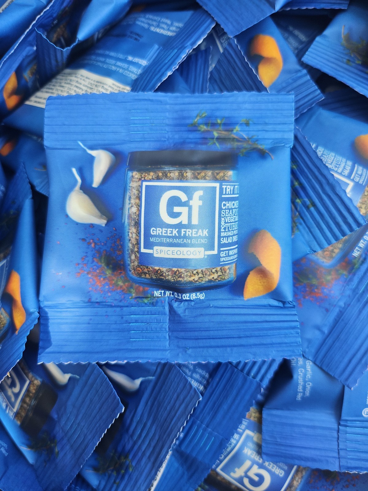 Spiceology Garlic Freak Travel Pack 0.3 Oz Each Lot Of 10