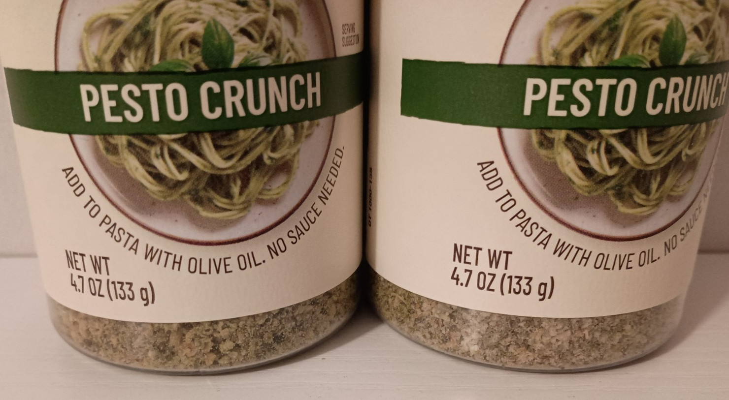 Olde Thompson Pesto Crunch Pasta Mix-Ins Seasoning 4.7 oz (2 Pack)