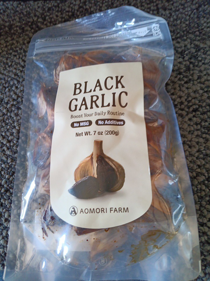 Black Garlic 7 Oz (200 G) Japanese Fermented Superfood Whole Bulbs NIP FreeShip