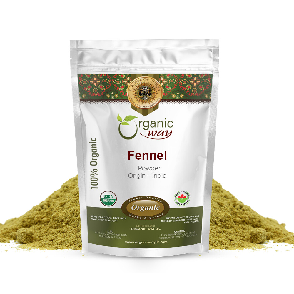 Organic Fennel Powder – 8Oz (227 g)