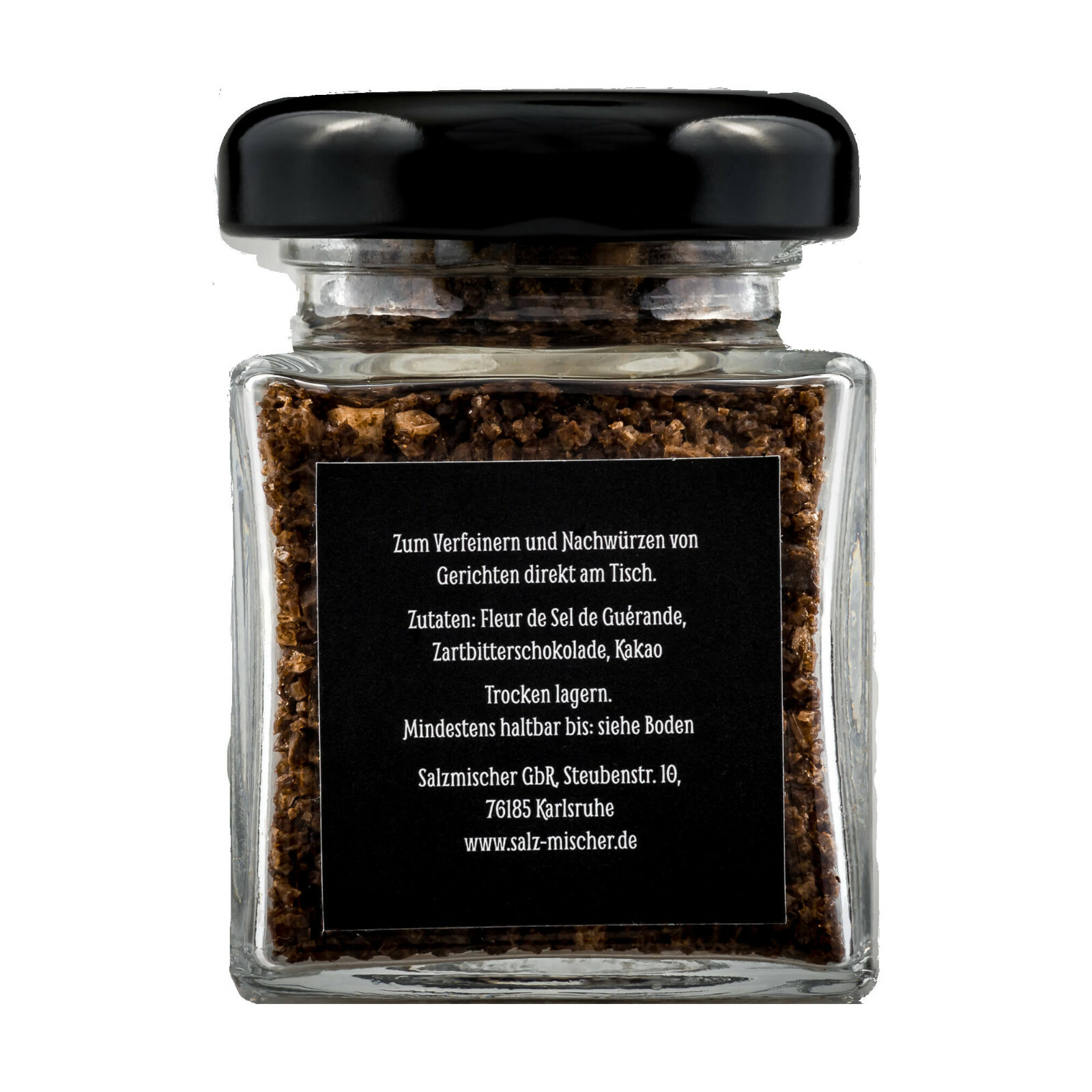 Elegant Gift Set With 2X 35G Chocolate & Wild Herbs Fleur De Sel Salt Mixture