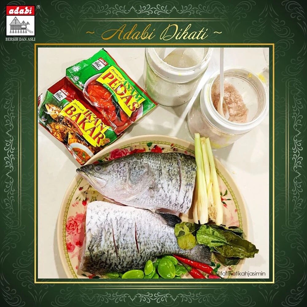 10 Packs x 70g  ADABI Hot & Tangy Paste – Perencah Asam Pedas Halal
