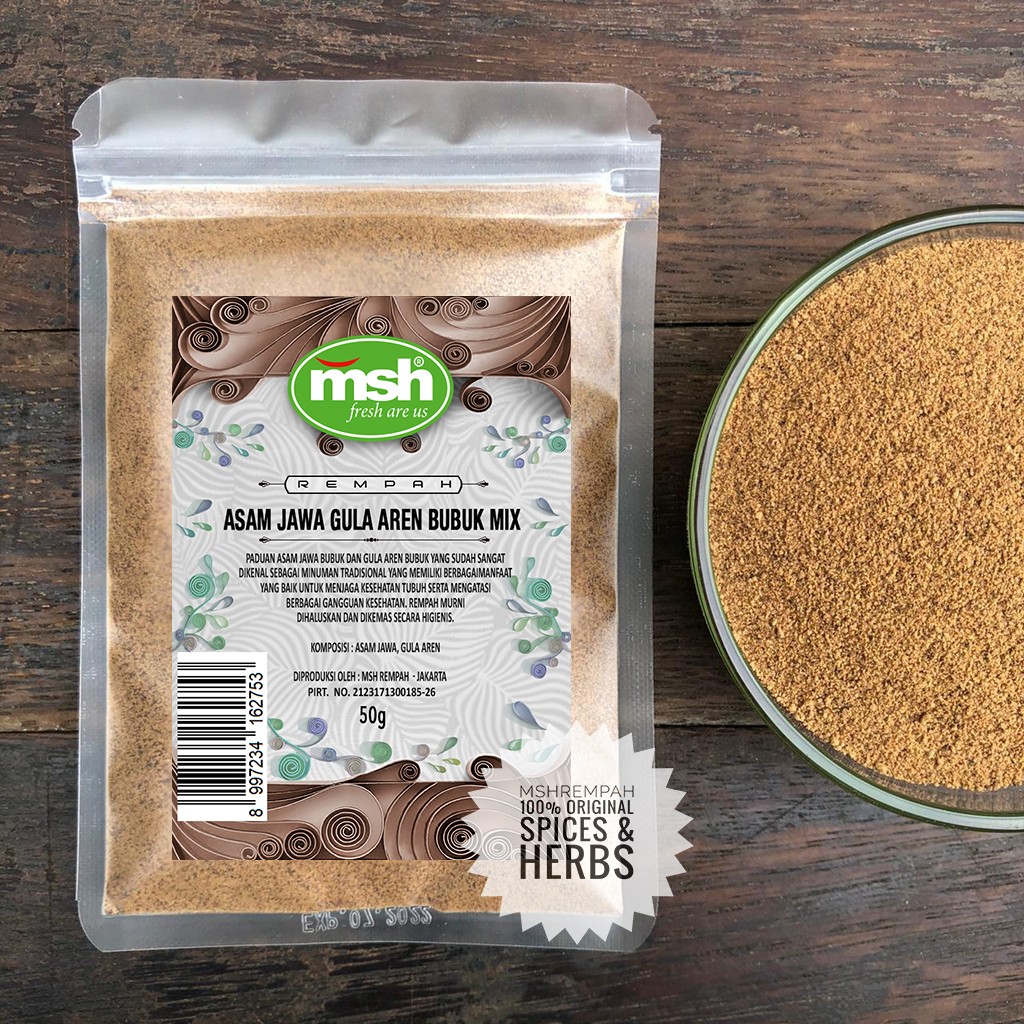 Tamarind Palm Sugar Drink Powder Mix 50g natural spice blend