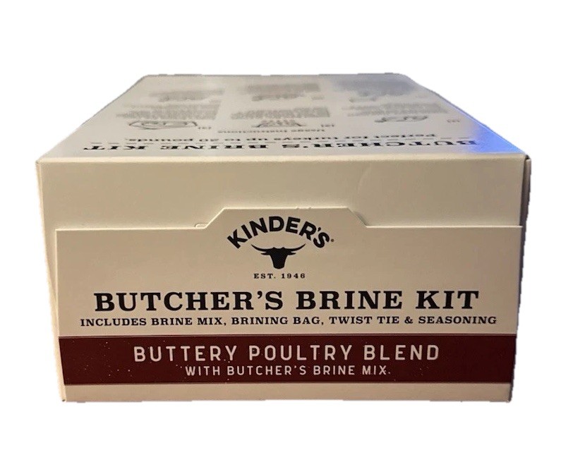 Kinder’s Butcher’s Turkey Brine Kit 11.25 oz Buttery Poultry Blend BB 09/2027