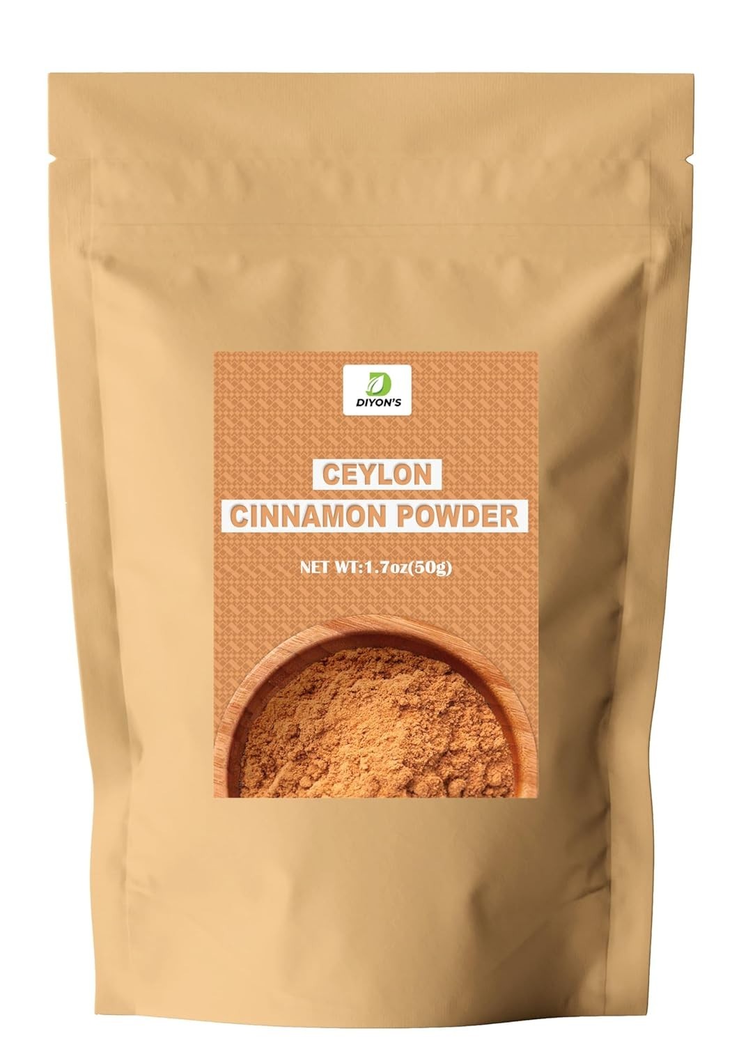 Ceylon Cinnamon Powder 1.7oz – 100% Pure Low Coumarin for Health & Flavor