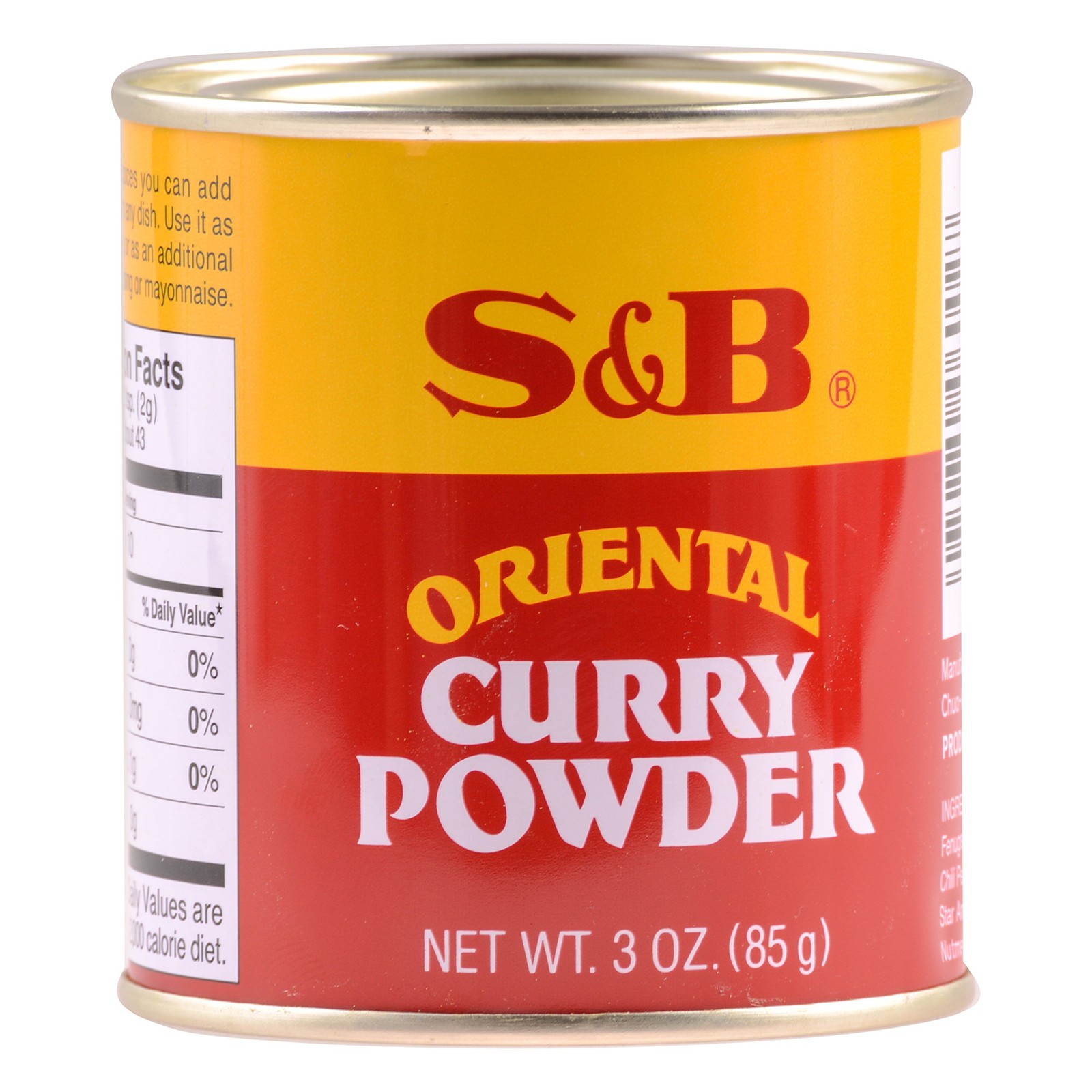 S&B Curry Powder Oriental, 3 Oz 3 Ounce (Pack of 1)