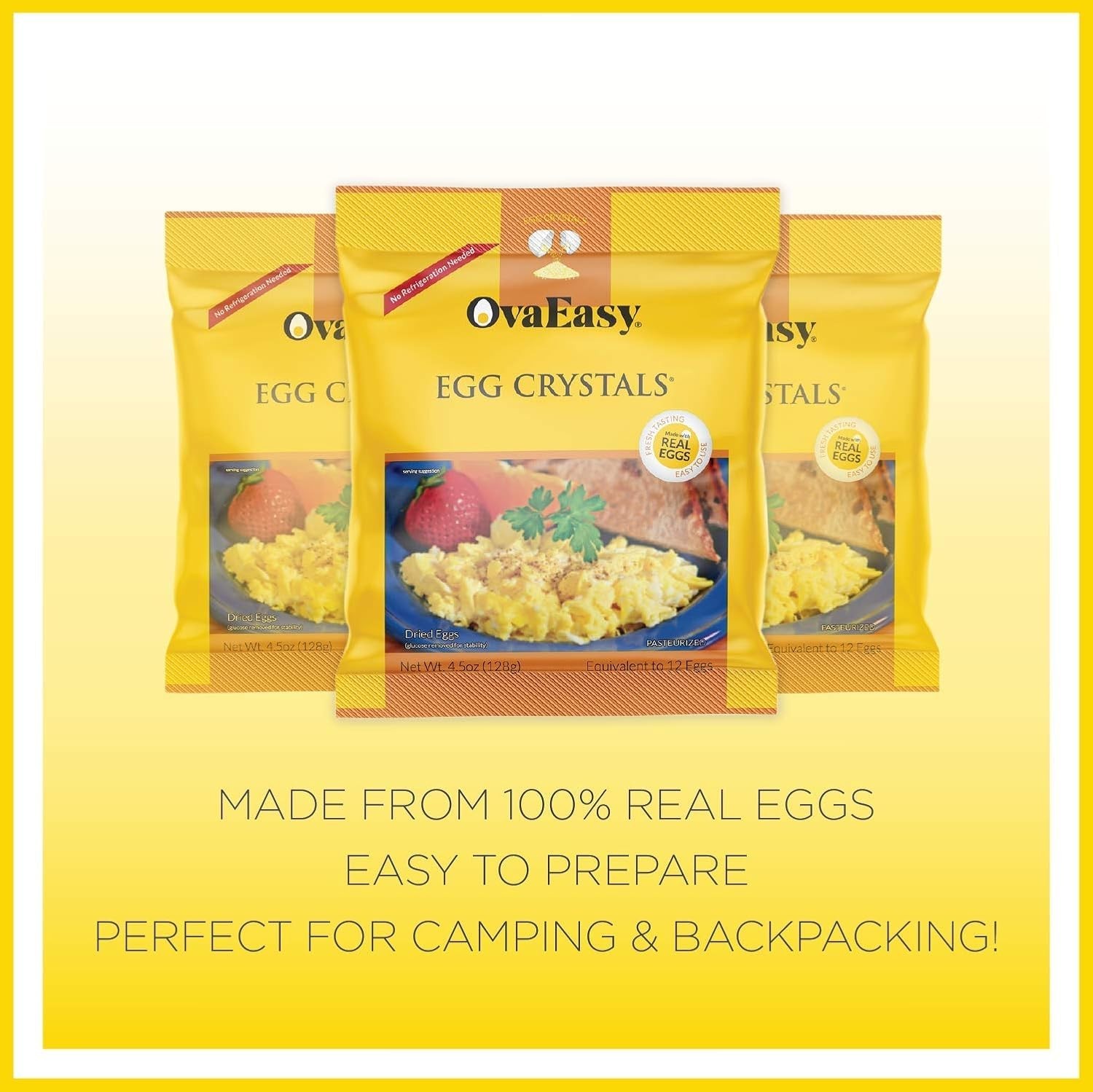 Natural Dehydrated Egg Powder 4.5oz Bag