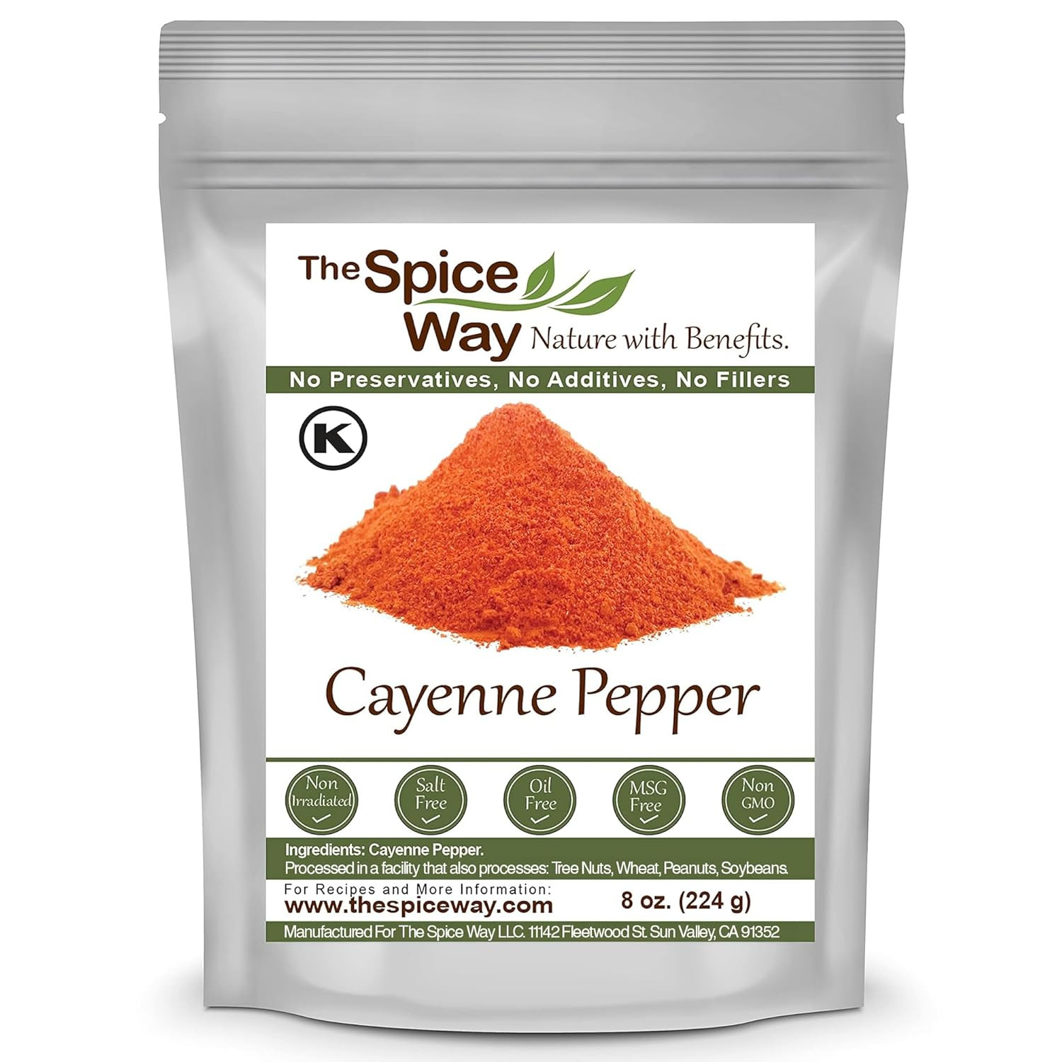 Red Pepper Premium Cayenne Ground – 8 oz – pure chile powder – Cayenne Powder, N