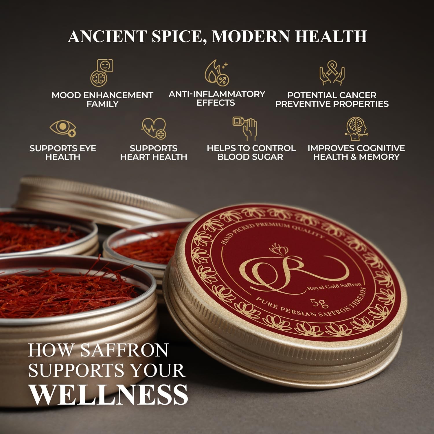 – Premium Super Negin Saffron Threads, Grade A+ | Gourmet Chef’s Select Spice…