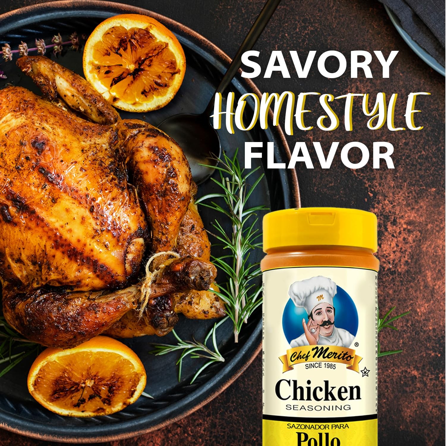 Chef Merito Chicken Seasoning, 14 Ounce 14 (Pack of 1)