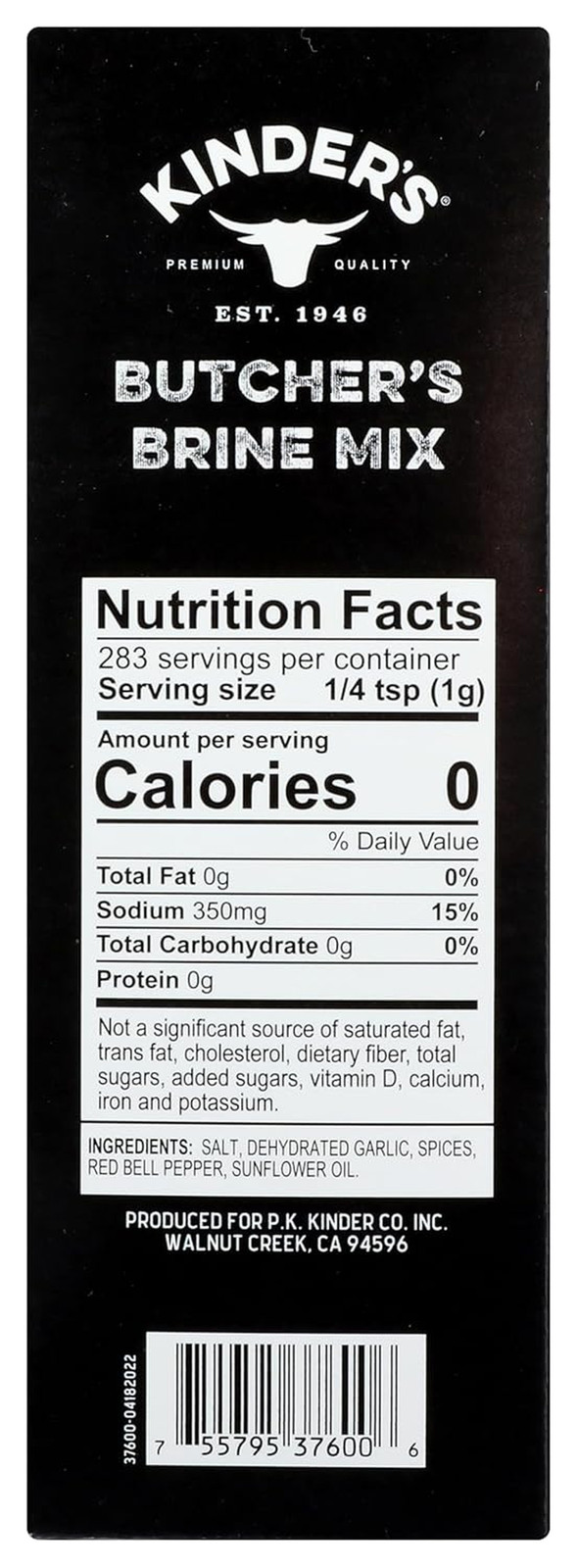 Kinders Butchers Brine Kit 11.25 Oz for Juicy Flavorful Turkey and Poultry
