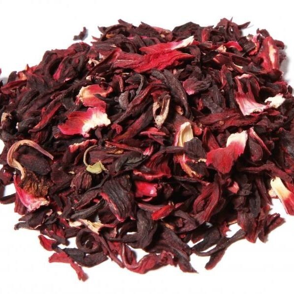 Karkade dry leaves Hibuscus herbal tea drink 500gr (27.63 oz) organic 100%