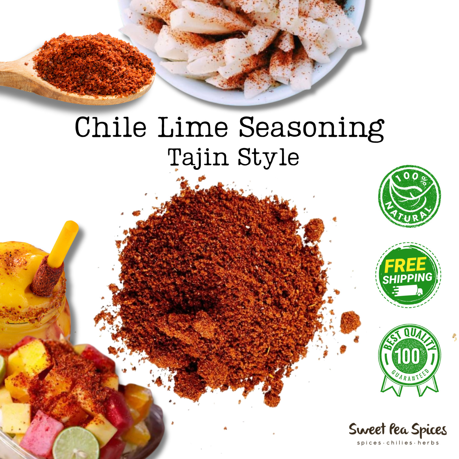 8oz Mexican Chile Lime Fruit Seasoning – Chile Para Frutas – Restaurant Bulk