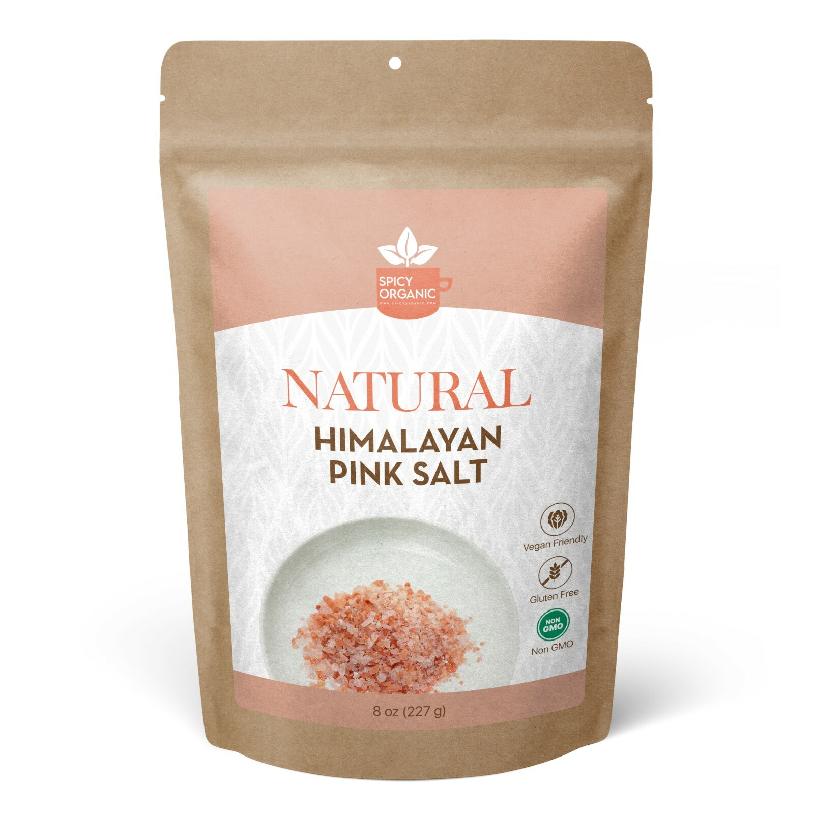 Natural Himalayan Salt (8 OZ) – Kosher Free Pink Himalayan Salt Crystal