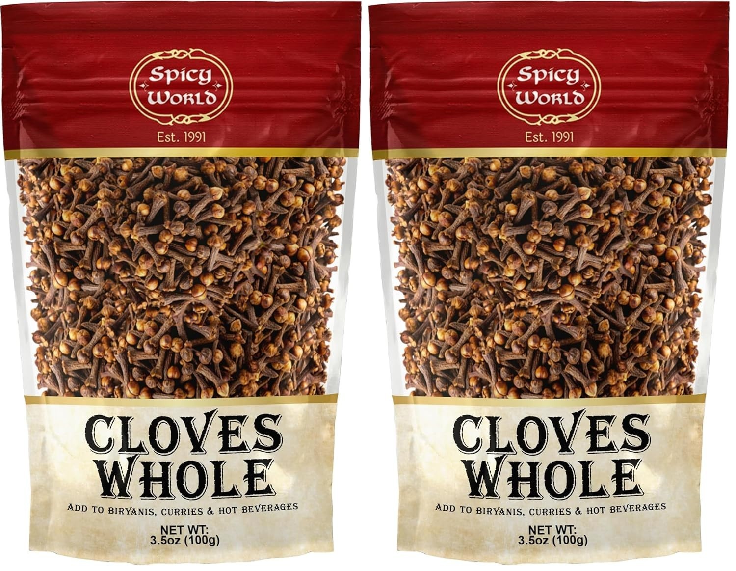 Whole Cloves 3.5 Oz X 2 – Great for Foods, Tea, Pomander Balls,