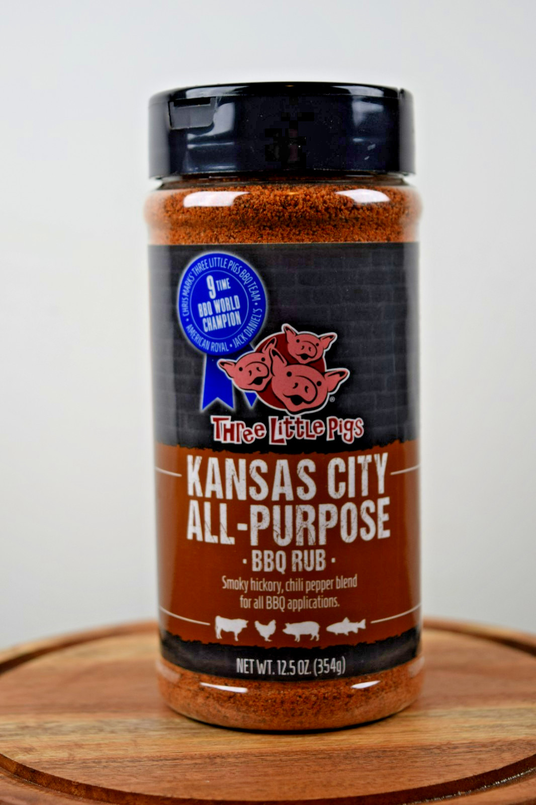 Three Little Pigs Kansas City All-Purpose BBQ Rub for Beef, Chicken, & more