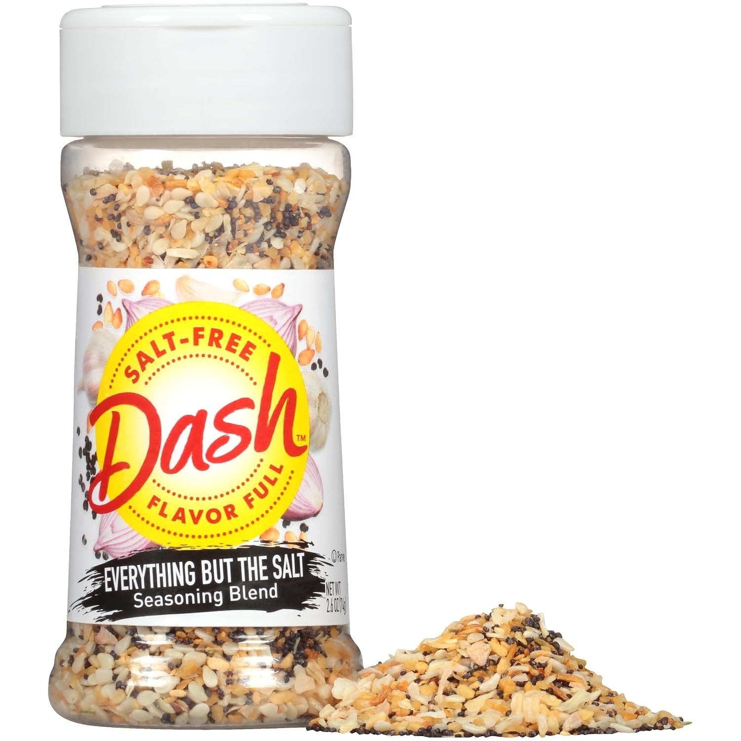 2.6oz Dash Salt-Free Seasoning Blend – Perfect for Flavorful, Healthy Cooking
