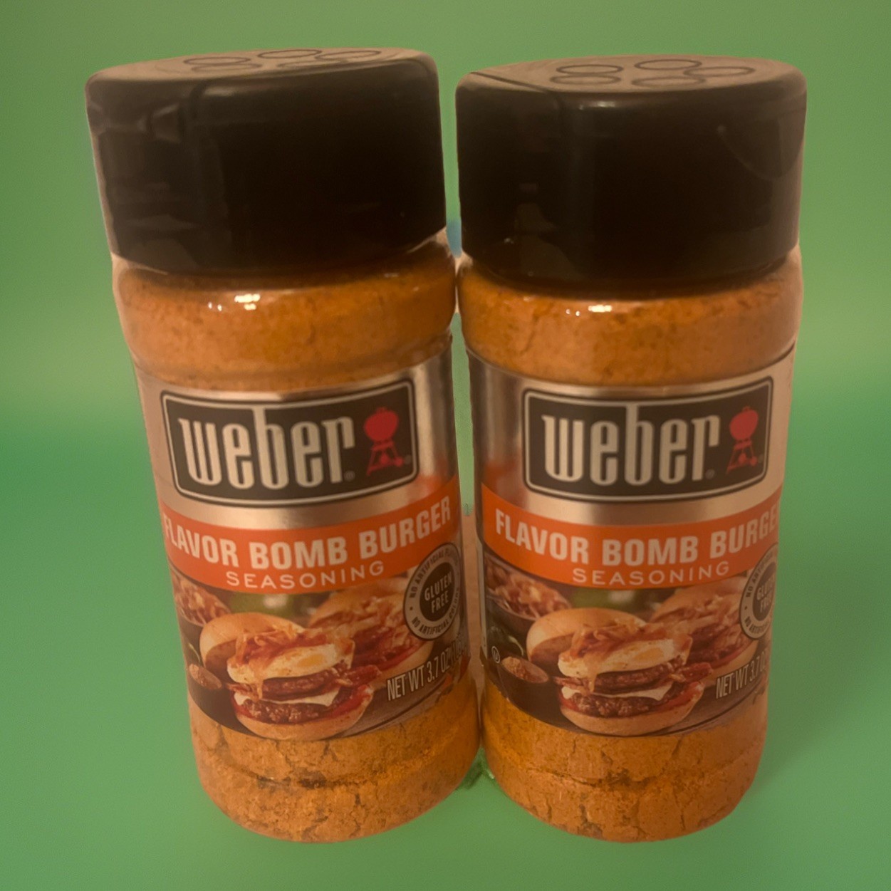 Weber Grill All Natural Flavor Bomb Burger Seasoning *2 Packs* Free Shipping