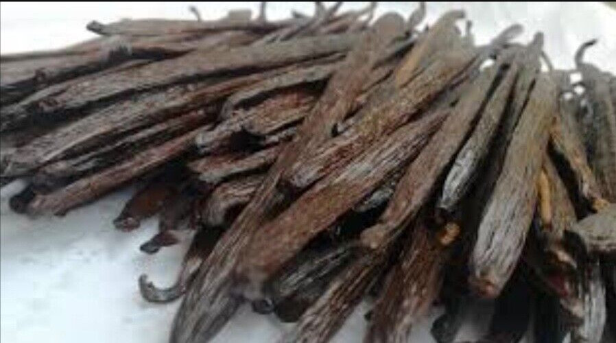 Fresh sri lanka Grade A Organic Bourbon Vanilla Beans 10 pods free shipping
