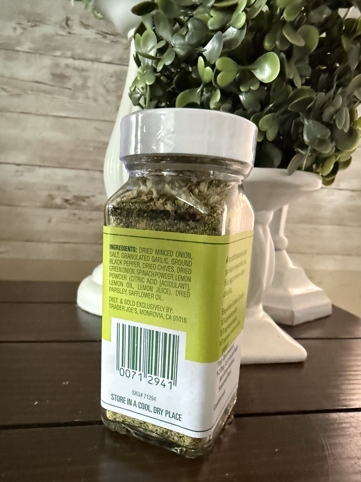 Trader Joe’s Green Goddess Seasoning Blend 2oz Limited Seasonal Edition Salad