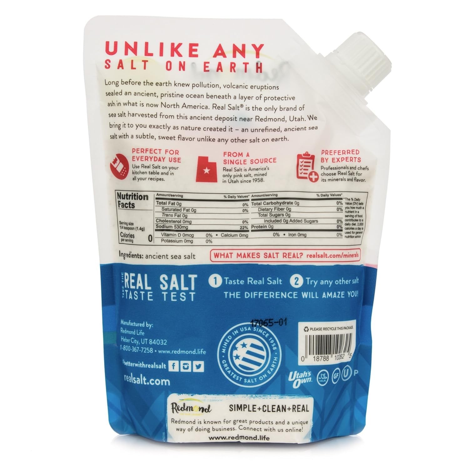 Real Salt 16oz x 2: Ancient Fine Sea Salt