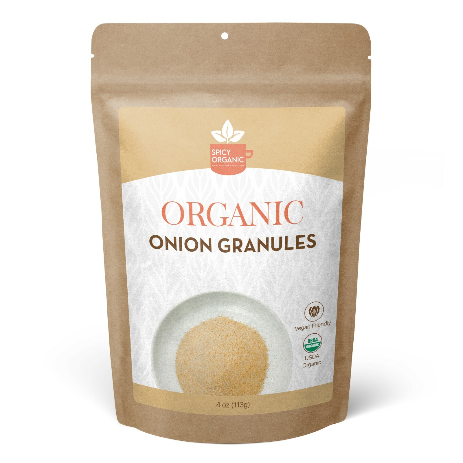 Organic Onion Granules (4 OZ) – Culinary Granulated Onion With Strong Flavor