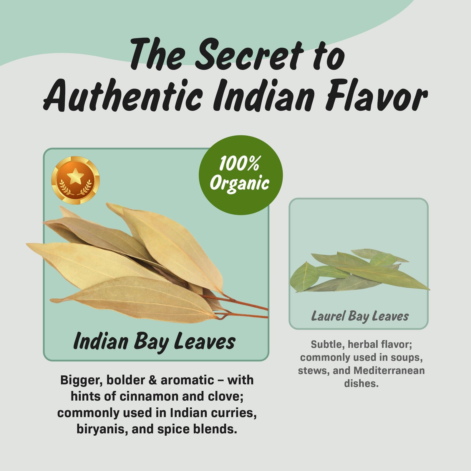 USDA Organic Bay Leaves, Lab Tested for Heavy Metals, Resealable 1oz Pouch,…