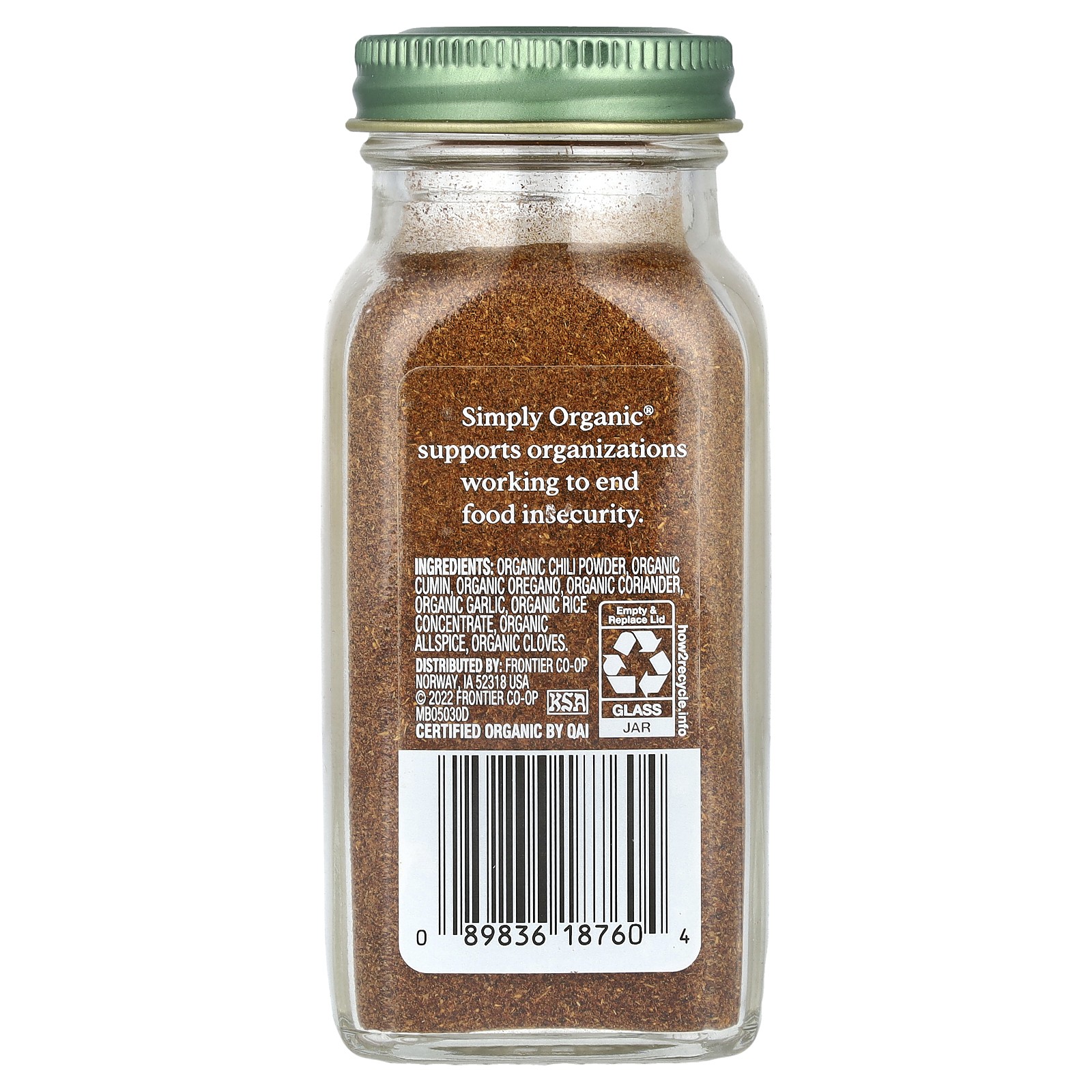 Chili Powder, 2.89 oz (82 g)