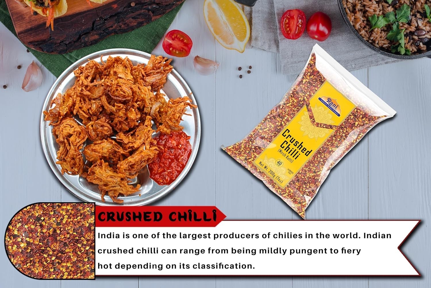 Crushed Red Pepper Flakes Chilli (Pizza Type Cut) 32oz (2lbs) Crushed Chili