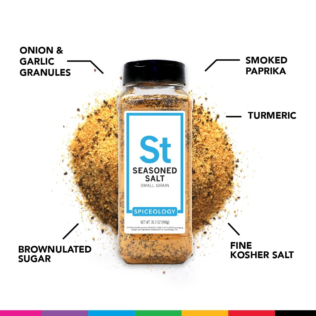 – Seasoned Salt – Use On: French Fries, Tater Tots, Steak, Chicken, Fish, Veg…