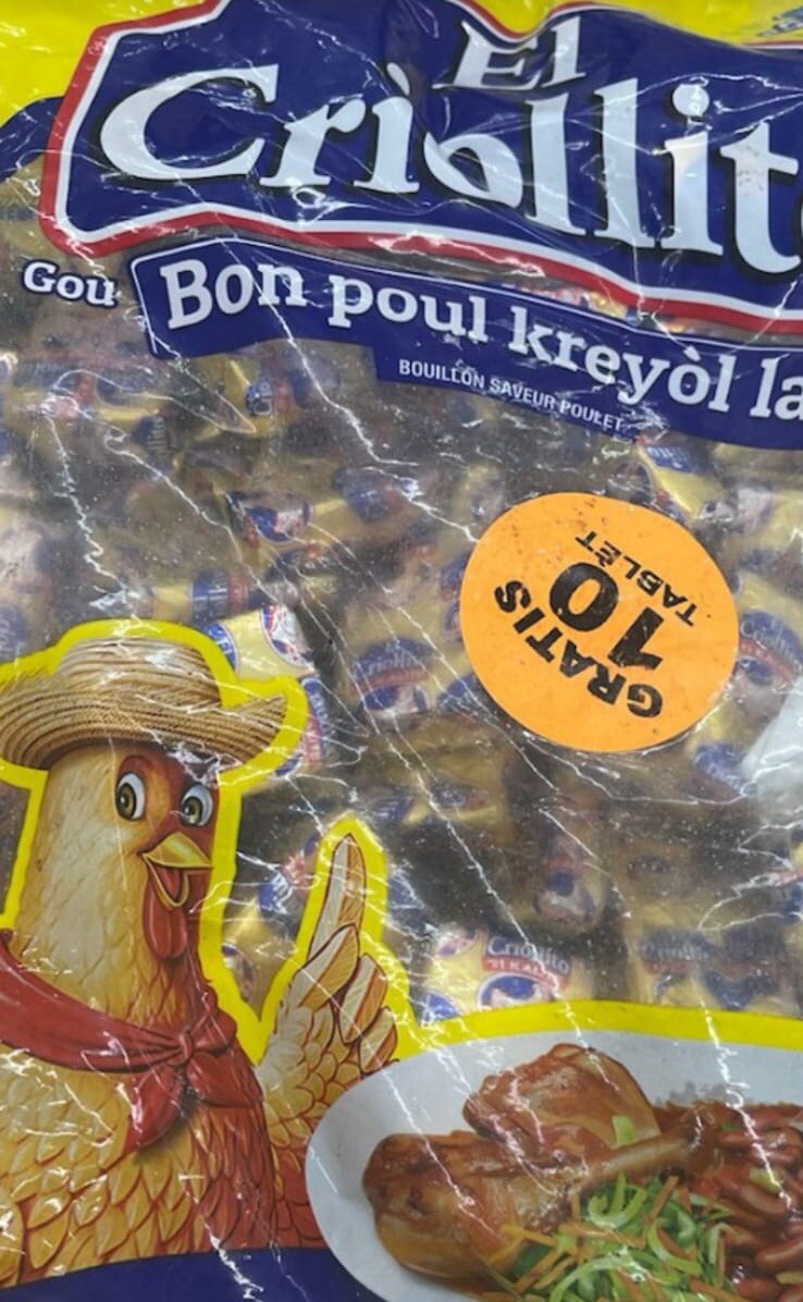 Criolitto Bouillon Maggi 240 cubes In Each Bag And 10 Gratis.