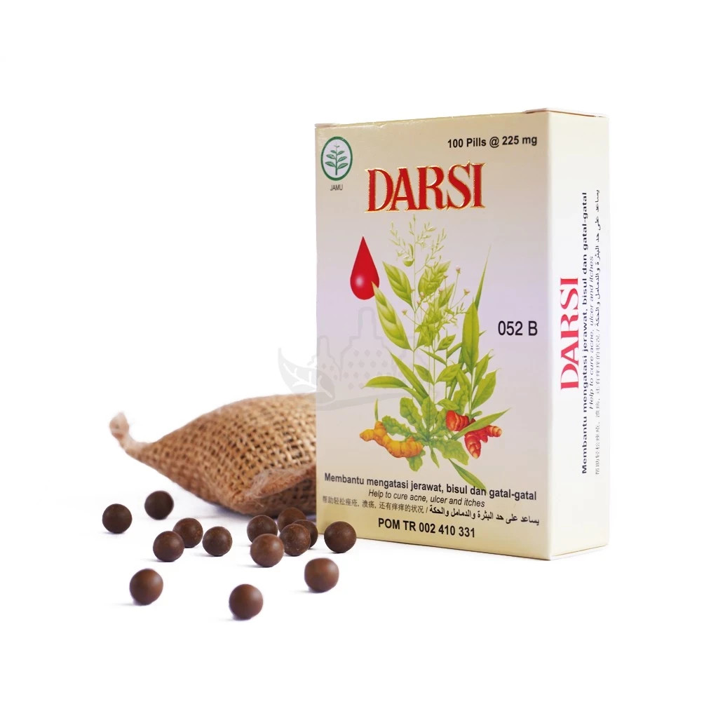 3x Darsi 100 Pills Herbs Spices Extract Natural Organic Pure Herbal Health