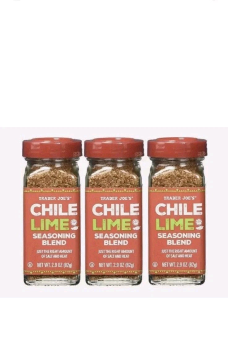 LOT (X3) Trader Joe’s Chile Lime Seasoning Blend Spice 2.9 oz Exp 2026