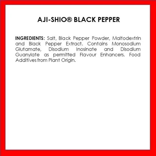 Ajinomoto Aji-Shio Flavoured Black & White Pepper 80g x 2