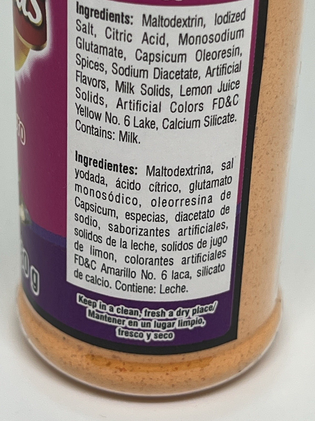 2X ORIGINAL SABRITAS HABANERO Seasoning Powder 🇲🇽 Ideal for Snacks & Fruit.