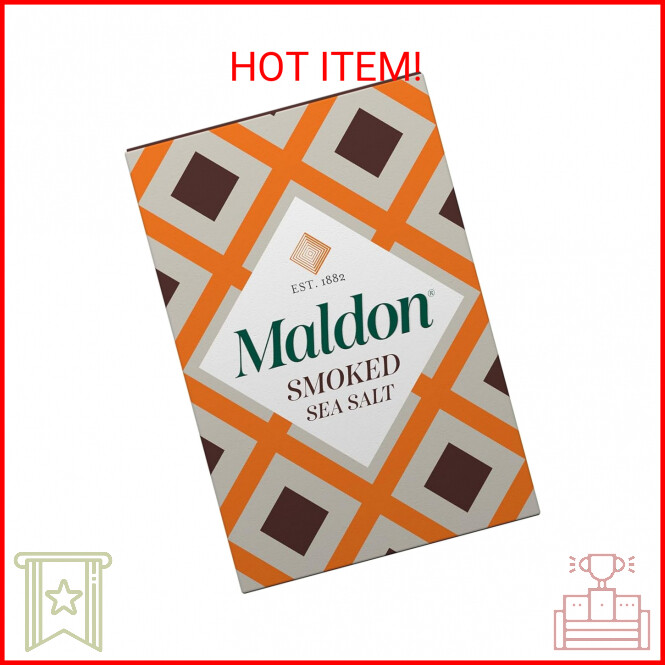 Maldon Smoked Sea Salt Flakes, 4.4 Ounce