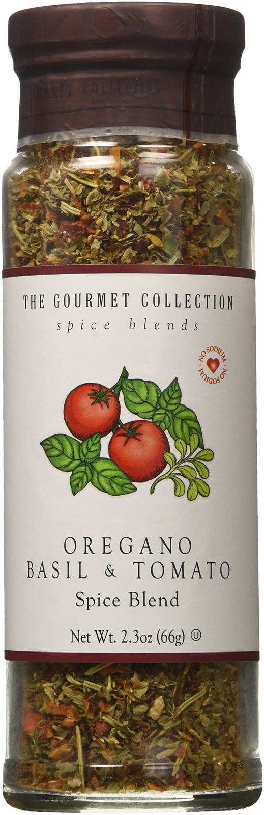 The Gourmet Collection Spice & Seasoning Blend Oregano Basil & Tomato Greek,